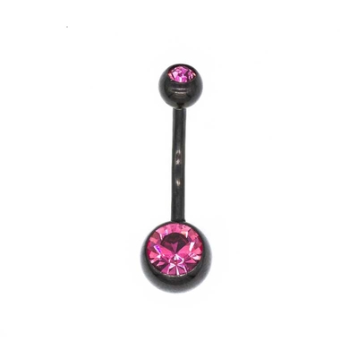 ODM dell'OEM rosa dell'acciaio di Stainlesss dei gioielli 316 di piercing dell'ombelico di zirconi