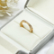 anelli di titanio dei gioielli di modo di Moissanite dell'oro di Ring Set Hug Adjustable Alloy di nozze 5pcs