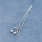 orecchini d'acciaio chirurgici perforanti del polsino della cartilagine dei gioielli dell'orecchio a catena d'argento 16G
