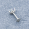 ODM dell'OEM blu posteriore piano di Marquise Gems dei gioielli di piercing di 4mm Labret
