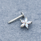 gioielli perforanti di Labret delle gemme di zircone di 8mm ab