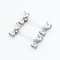 Zircone perforante 14G 1.6mm del cuore dei gioielli del chiaro capezzolo d'argento acrilico di Antivari