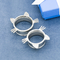La spina dell'orecchio di acciaio inossidabile 304 scava una galleria il ODM dell'OEM d'argento di Cat Small Gauge Earrings