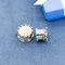 Gli orecchini di Opal Stretched Ear Plugs Tunnel del Faux fioriscono l'acciaio 304 di 10mm