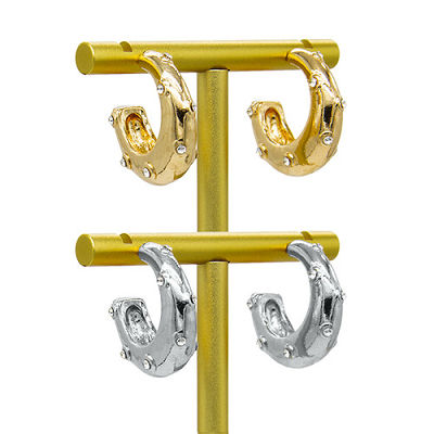 Orecchini perforanti della cartilagine dell'oro dell'orecchino 16g del bilanciere dell'oro dell'elica