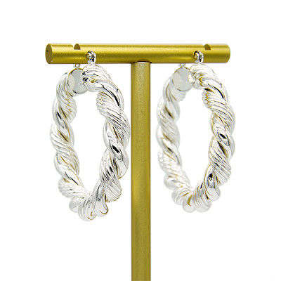 cerchio dell'argento dell'orecchino di piercing dell'oro di Diamond Cartilage Earring Flat Back dell'oro 14k
